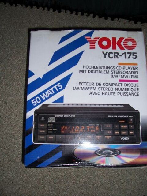 AUTORADIO YOKO YCR 175 NEUF 90 Soullans (85)