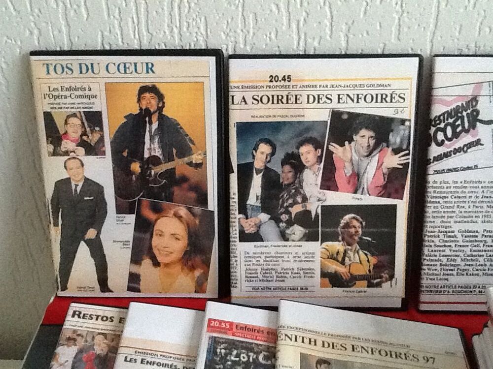 DVD RESTOS DU COEUR concerts "LES ENFOIRES" DVD et blu-ray