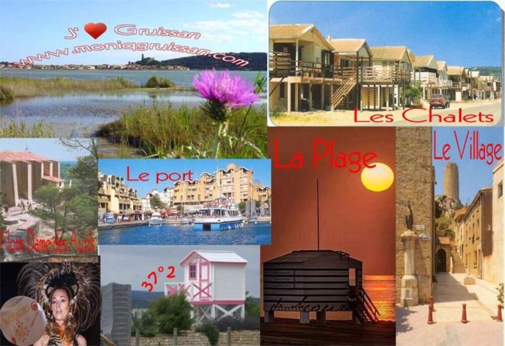  A r : 3 Appart CLIM-WIFI-2/6 Pers  GRUISSAN PLAGE Languedoc-Roussillon, Gruissan Plage (11430)