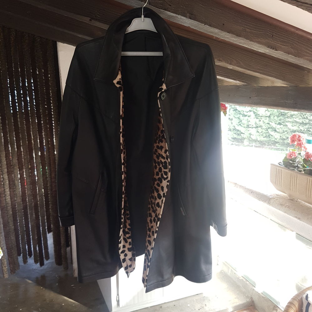 Manteau en cuir taille 44 Vêtements