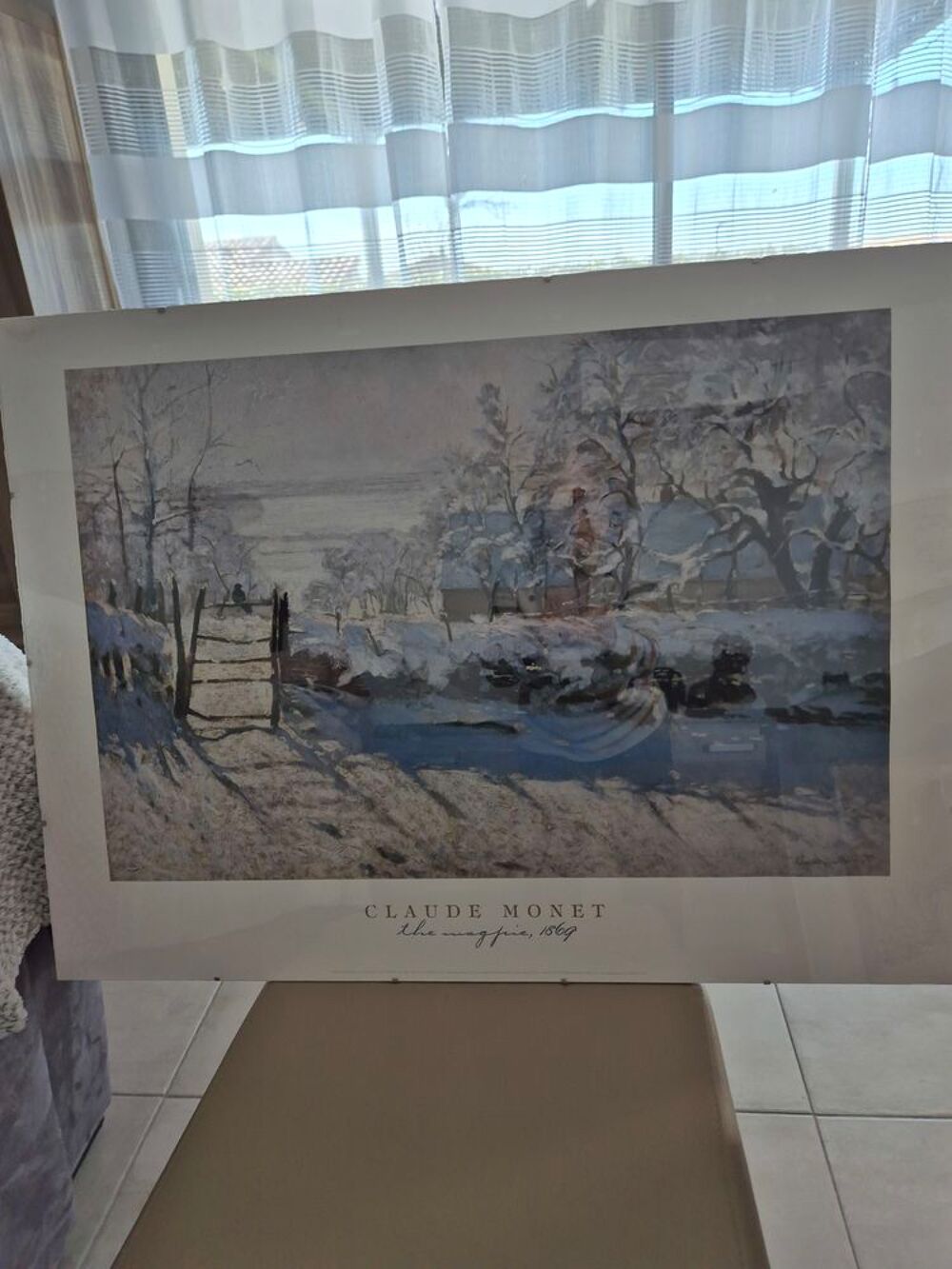 GRAVURE REPRODUCTION CLAUDE MONET Décoration