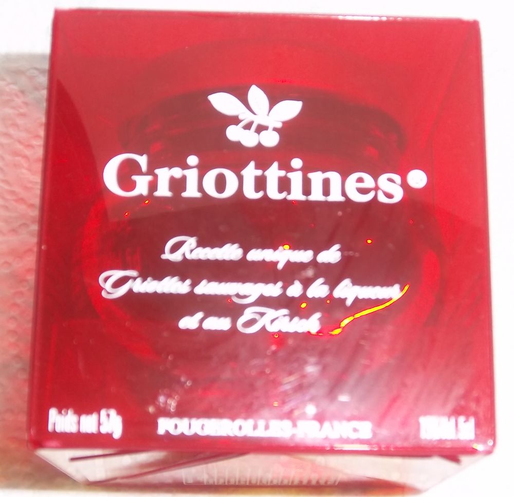 GRIOTTINES 5 CL DANS SON COFFRET ROUGE FOUGEROLLES Cuisine