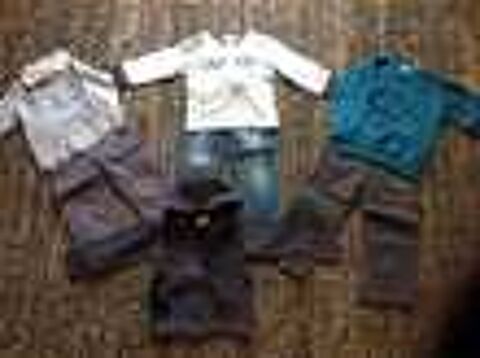Lot V&ecirc;tements avec Manteau doubl&eacute; - Gar&ccedil;on 23/24 Mois Vtements enfants