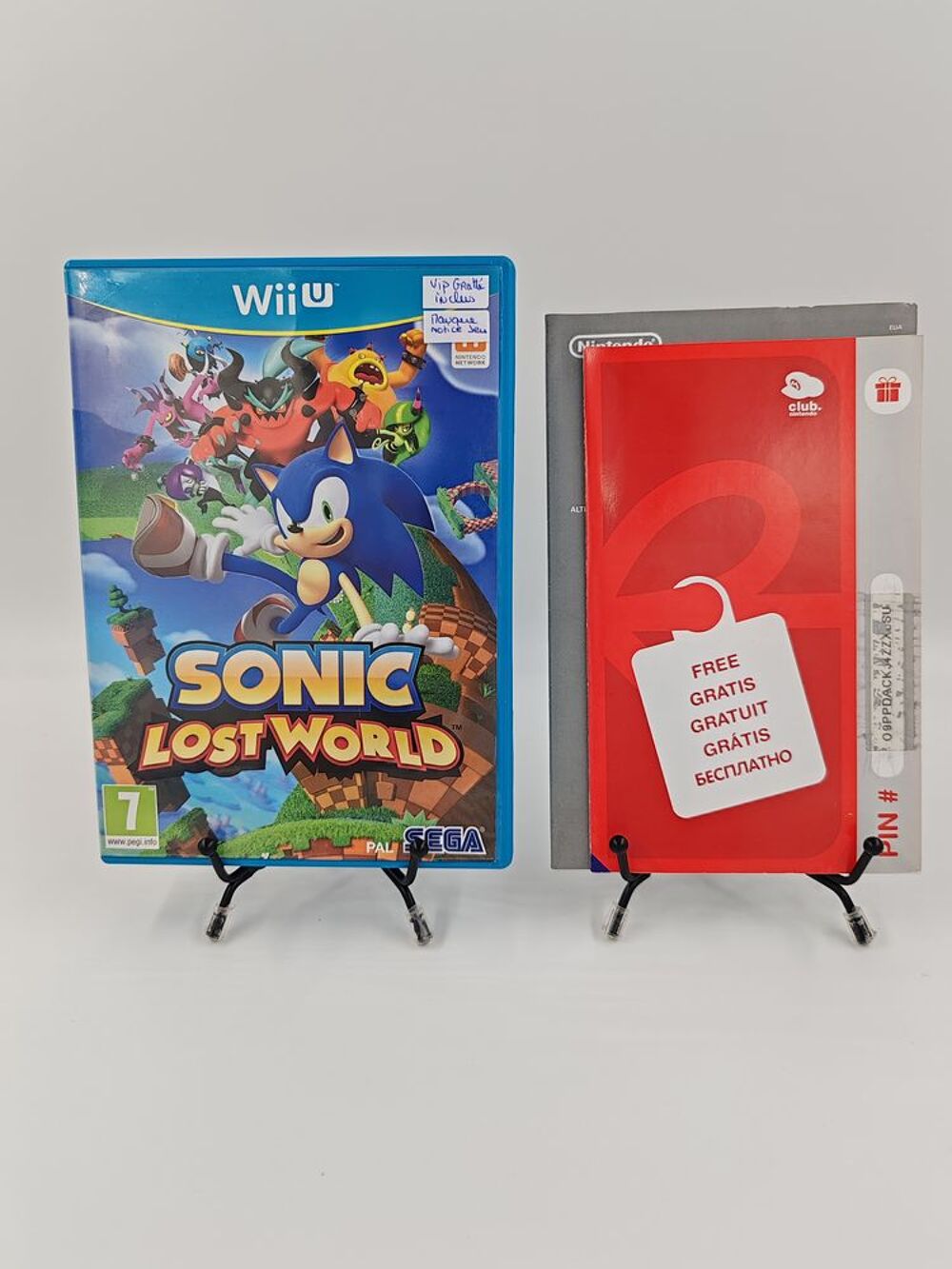 Jeu Nintendo Wii U Sonic Lost World en boite, complet + VIP Consoles et jeux vidéos
