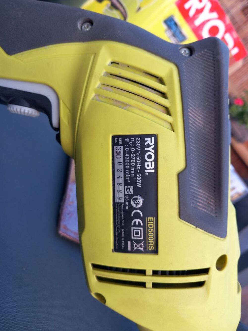 Lot &eacute;lectroportatif RYOBI, perceuse, scie sauteuse, ponceuse Bricolage