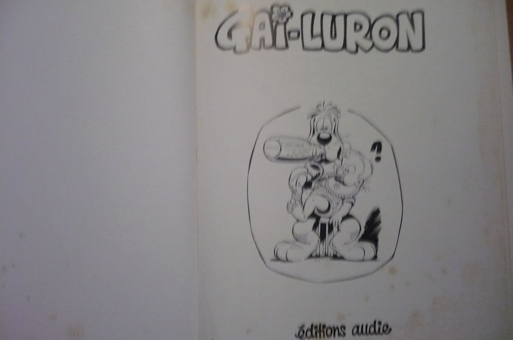 BD ''GAI-LURON'' de GOTLIB - 1994 - offert par SHELL Livres et BD