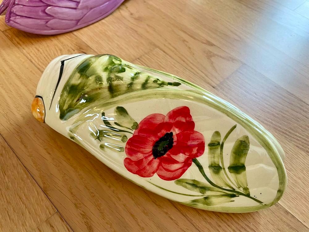 Lot de 41 cigales Proven&ccedil;ales en c&eacute;ramique Décoration