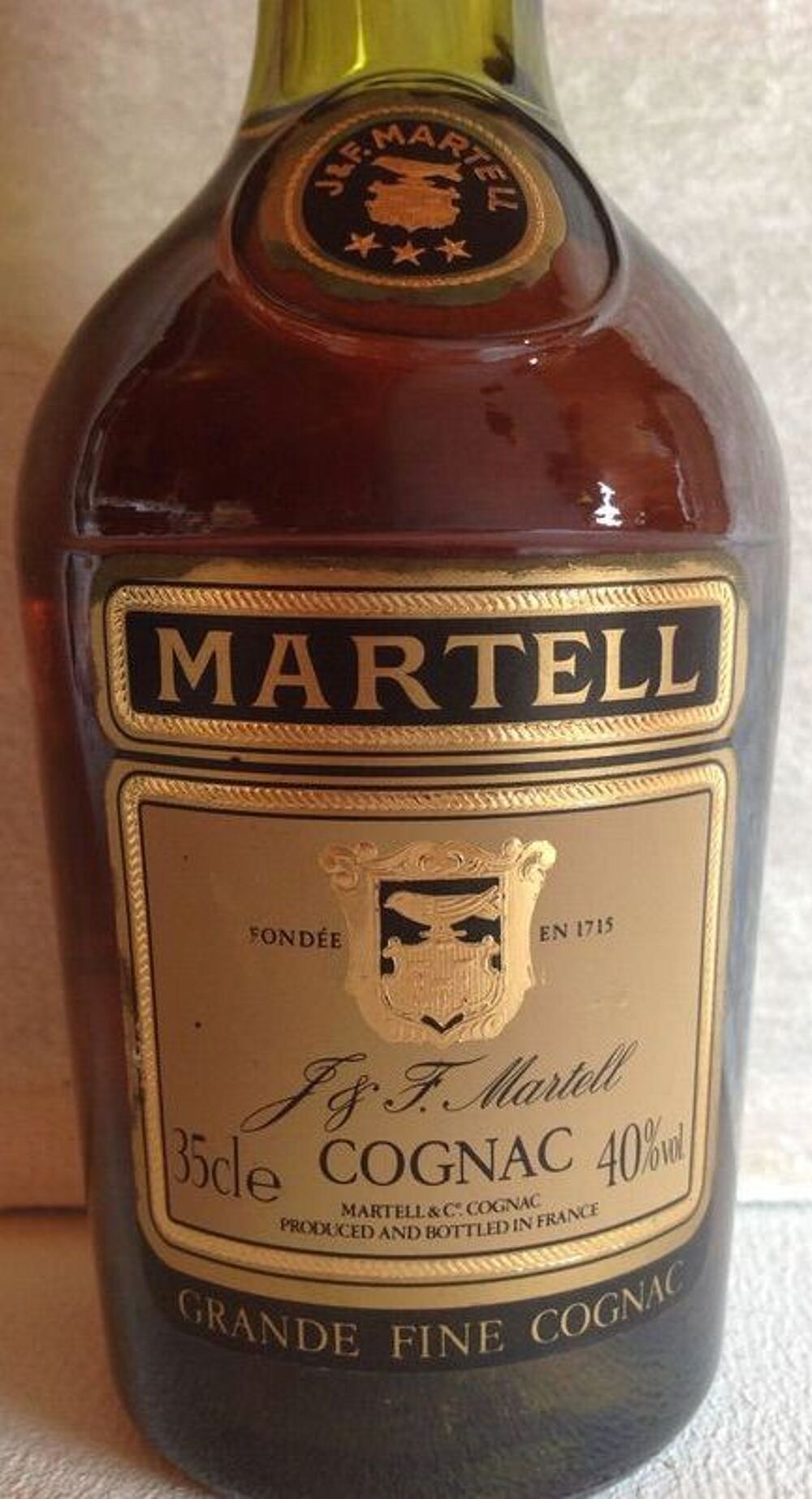 COGNAC MARTELL VINTAGE ANN&Eacute;ES 70/80
