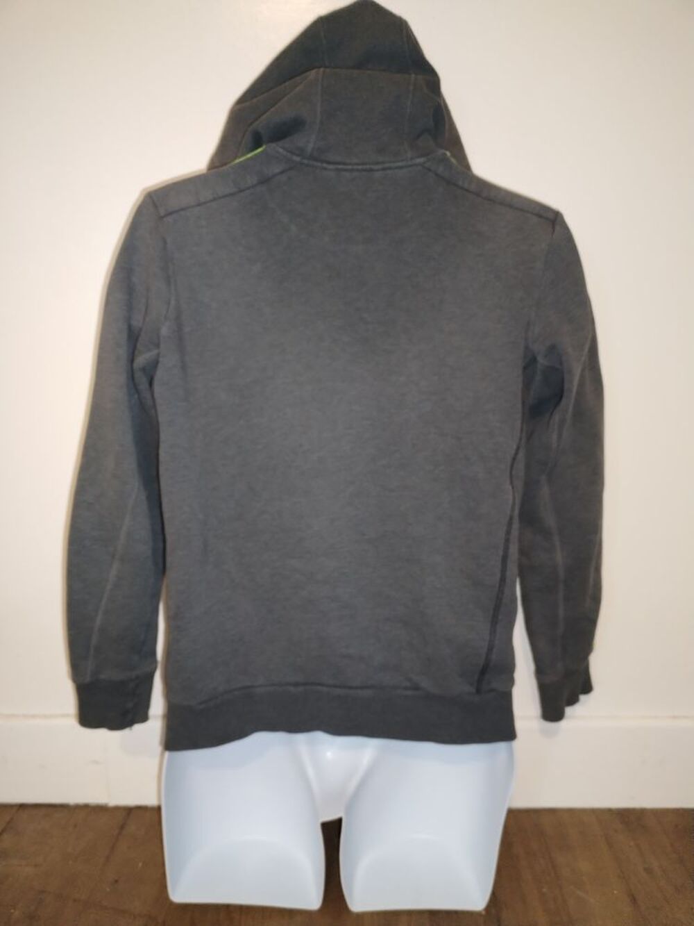 Veste de surv&ecirc;tement ADIDAS gris/jaune (Taille L) Vêtements
