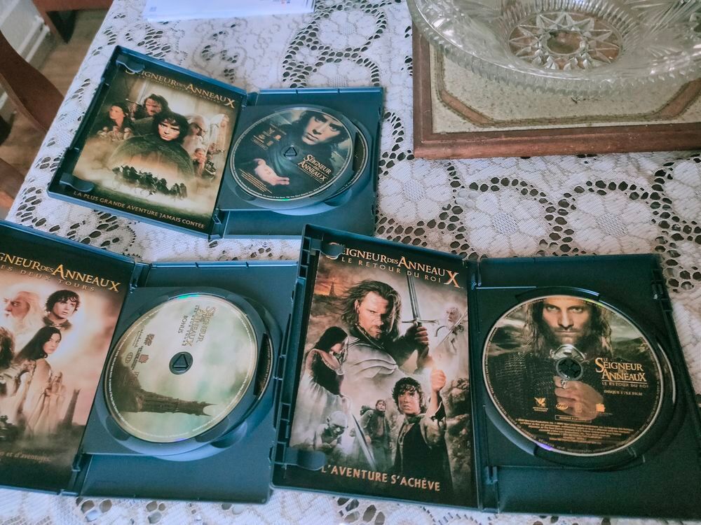 trilogie le seigneur des anneaux DVD et blu-ray
