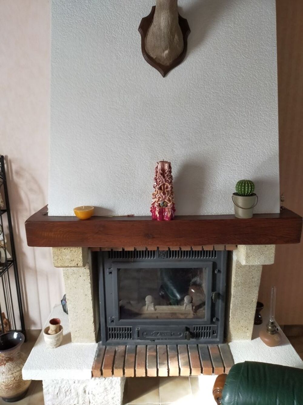 chemin&eacute;e plus insert Décoration