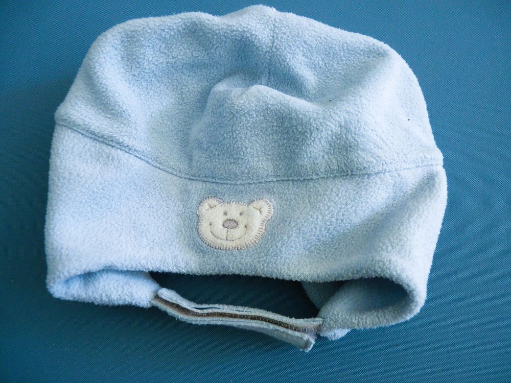 Bonnet gar&ccedil;on bleu ciel 12 - 18 mois tbe ours polaire Vtements enfants