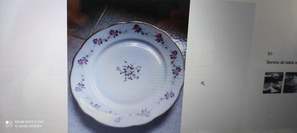Service de table en porcelaine Cuisine