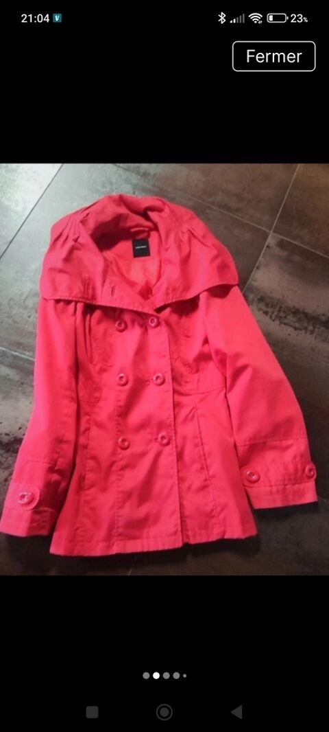 Veste rouge à double boutonnage 10 Champagnole (39)