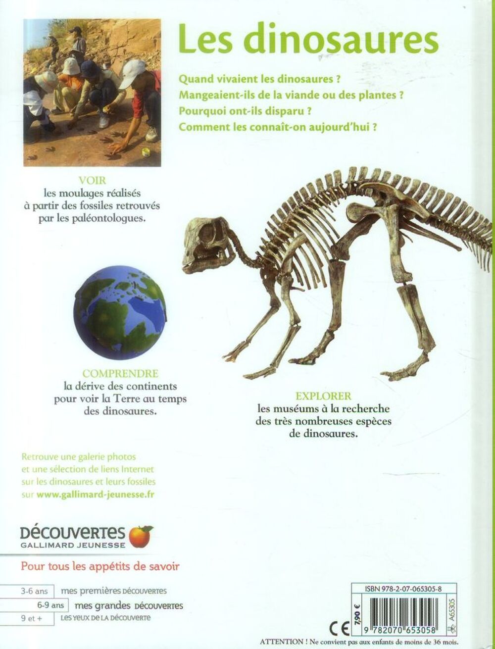 Le temps des dinosaures Livres et BD