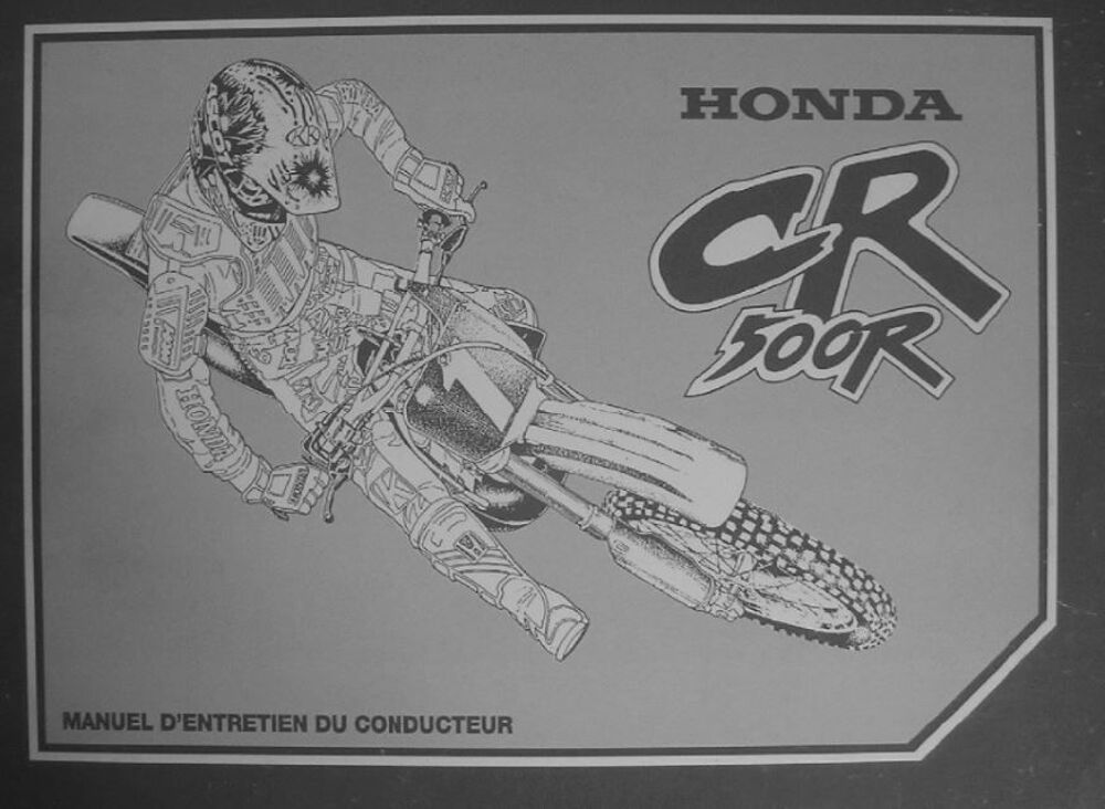 Manuels d'atelier Honda 500 CR 91 &agrave; 2001 Livres et BD