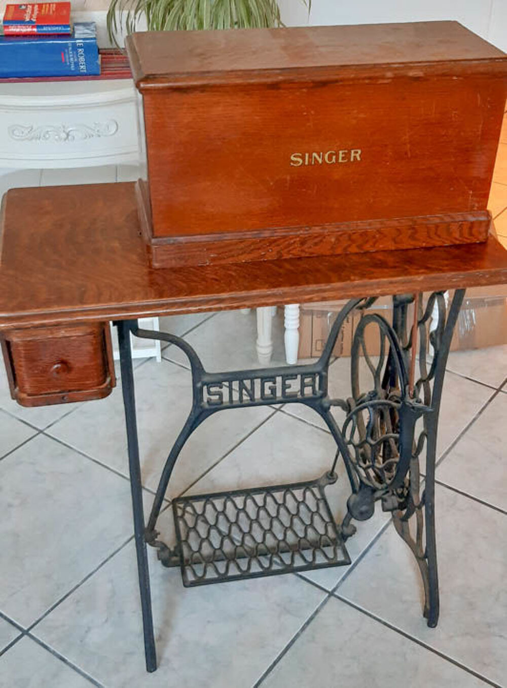 MACHINE A COUDRE ANCIENNE SINGER FONCTIONNELLE Cuisine