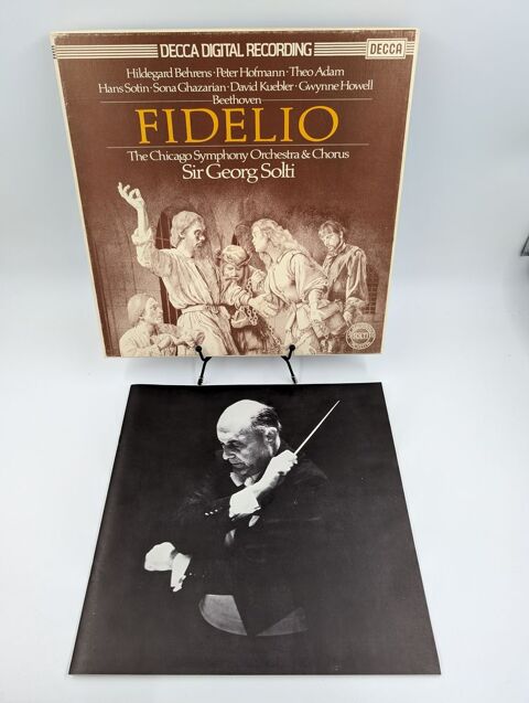 Coffret Vinyle 33 tours Beethoven Fidelio (Sir Georg Solti) 7 Vulbens (74)