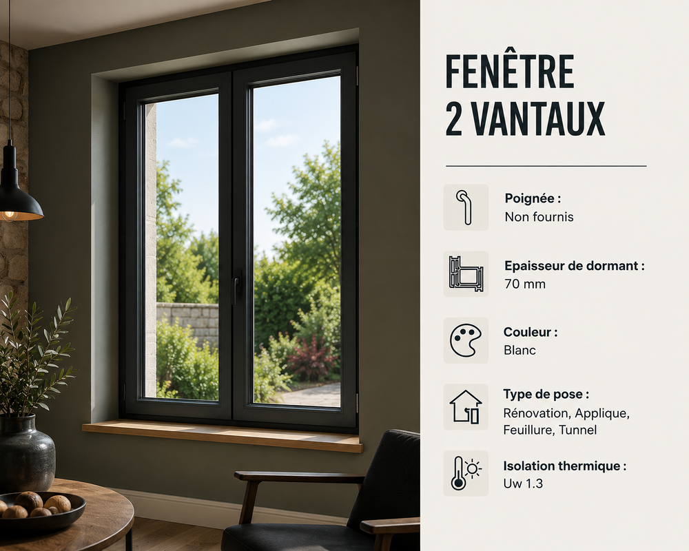 Fen&ecirc;tre PVC Bricolage
