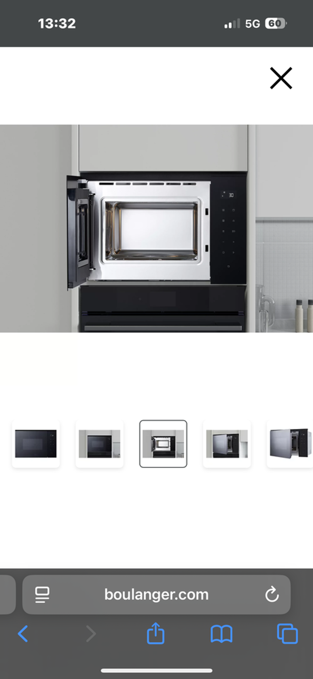 Micro onde encastrable LG Electroménager
