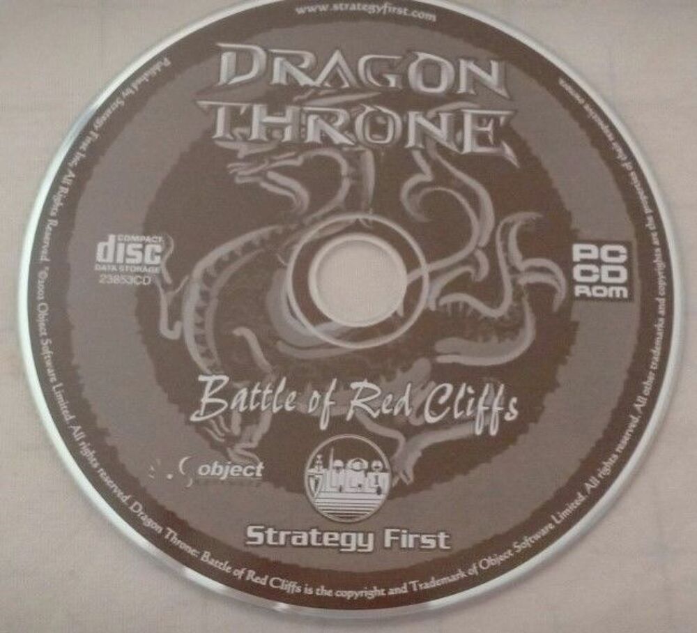 Jeu PC Dragon Throne sans notice Consoles et jeux vidéos