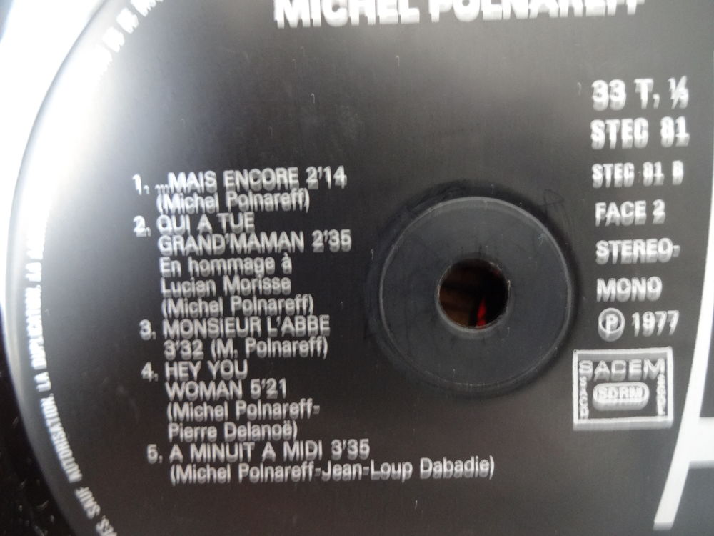 Michel Polnarff 33 tours CD et vinyles