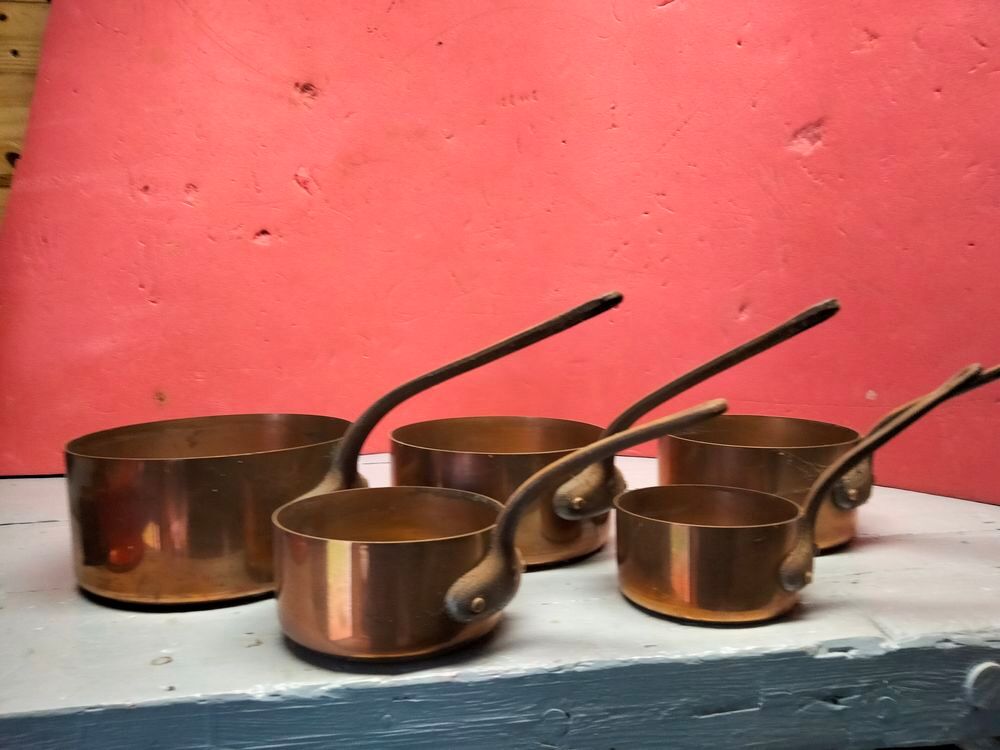 Casseroles en cuivre Décoration