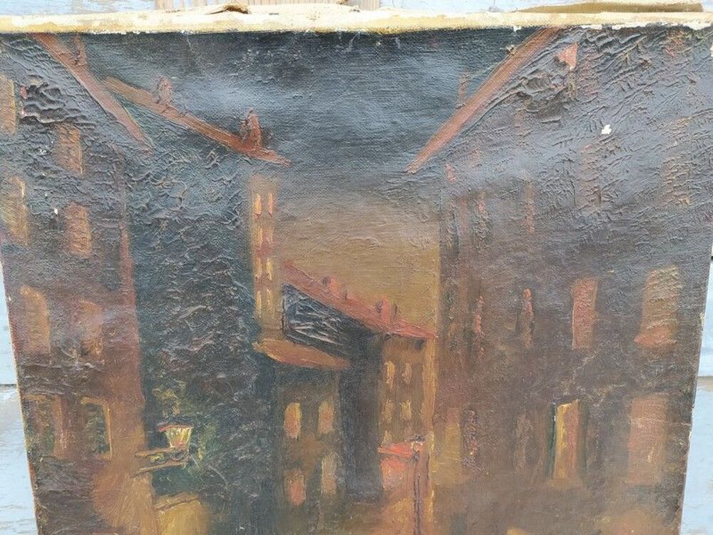 Tableau Rue des Saussaies Paris Peinture de Fran&ccedil;ois Orsoni 