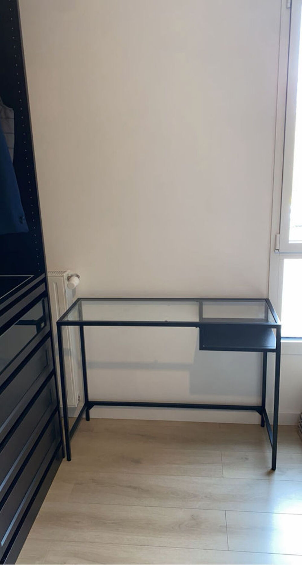 Bureau IKEA Vittsjo noir, comme neuve Meubles