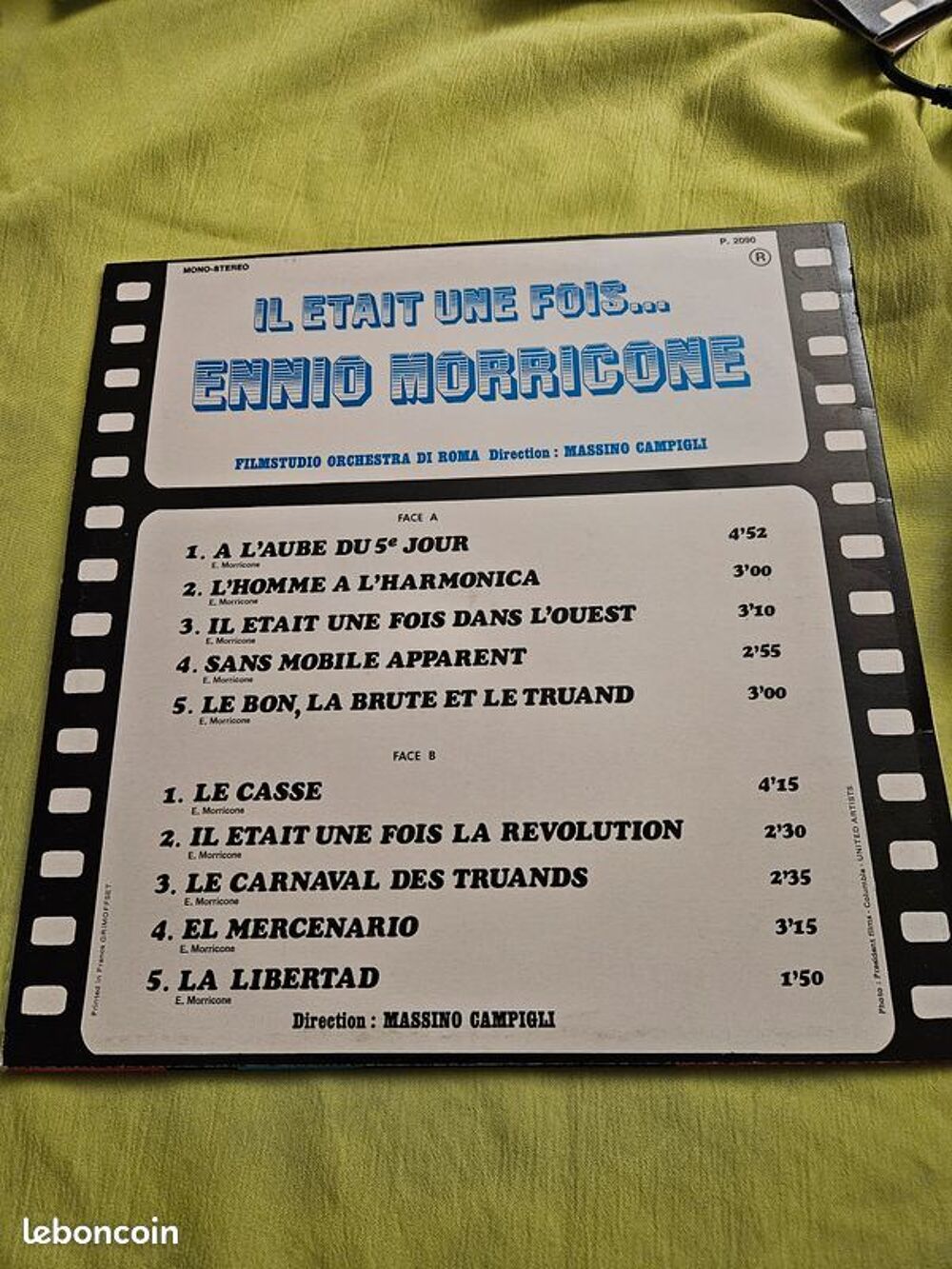 Il Etait Une Fois..33t vinyle. Ennio Morricone CD et vinyles