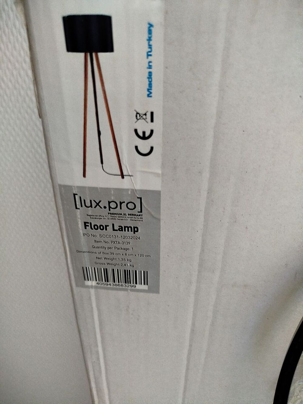 Luminaire tr&eacute;pied Décoration