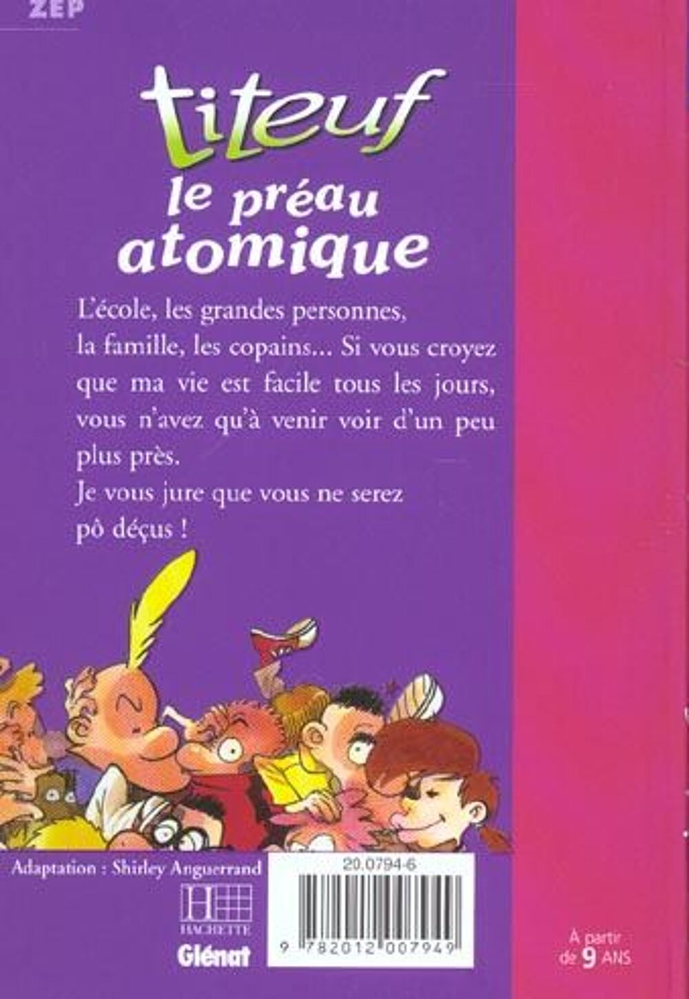 Titeuf t.8 : le pr&eacute;au atomique Livres et BD