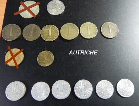 Monnaie Autriche 1951 à 1971 lot de 19 pièces 10 Albi (81)