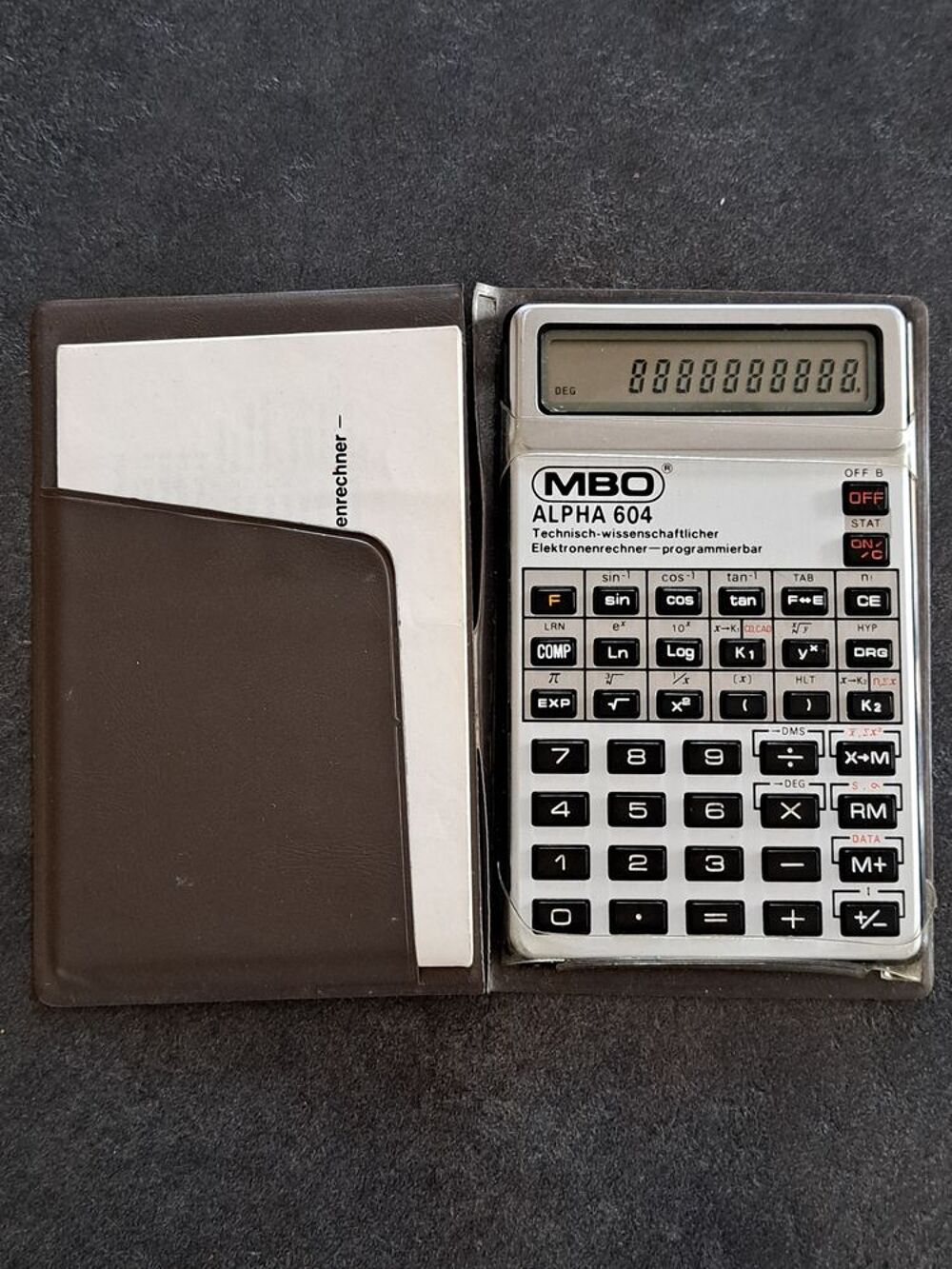 Calculatrice MBO alpha 604 