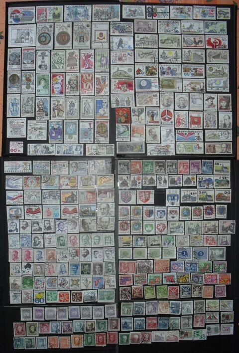Lot de 302  timbres oblitrs de Tchcoslovaquie. 35 Montreuil (93)