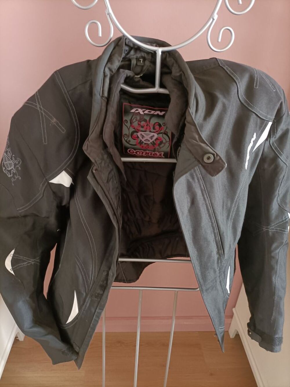 blouson moto femme ixon Vtements