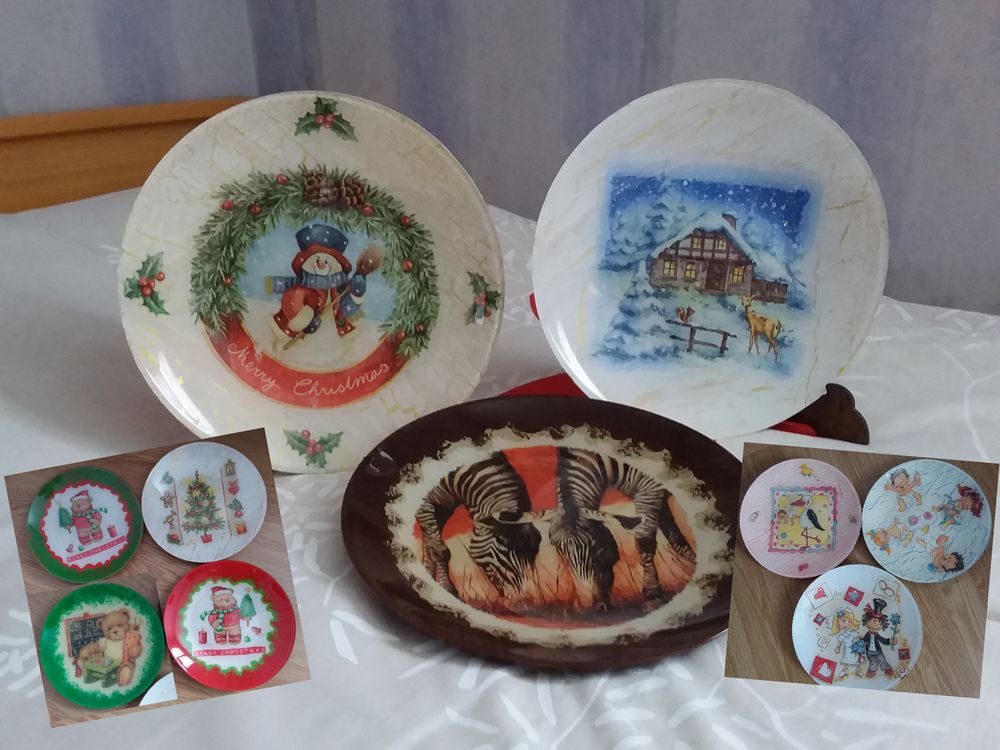 Assiettes d&eacute;coration &agrave; th&egrave;me Décoration