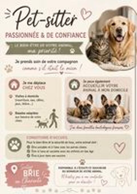   Pet/sitter disponible ? 