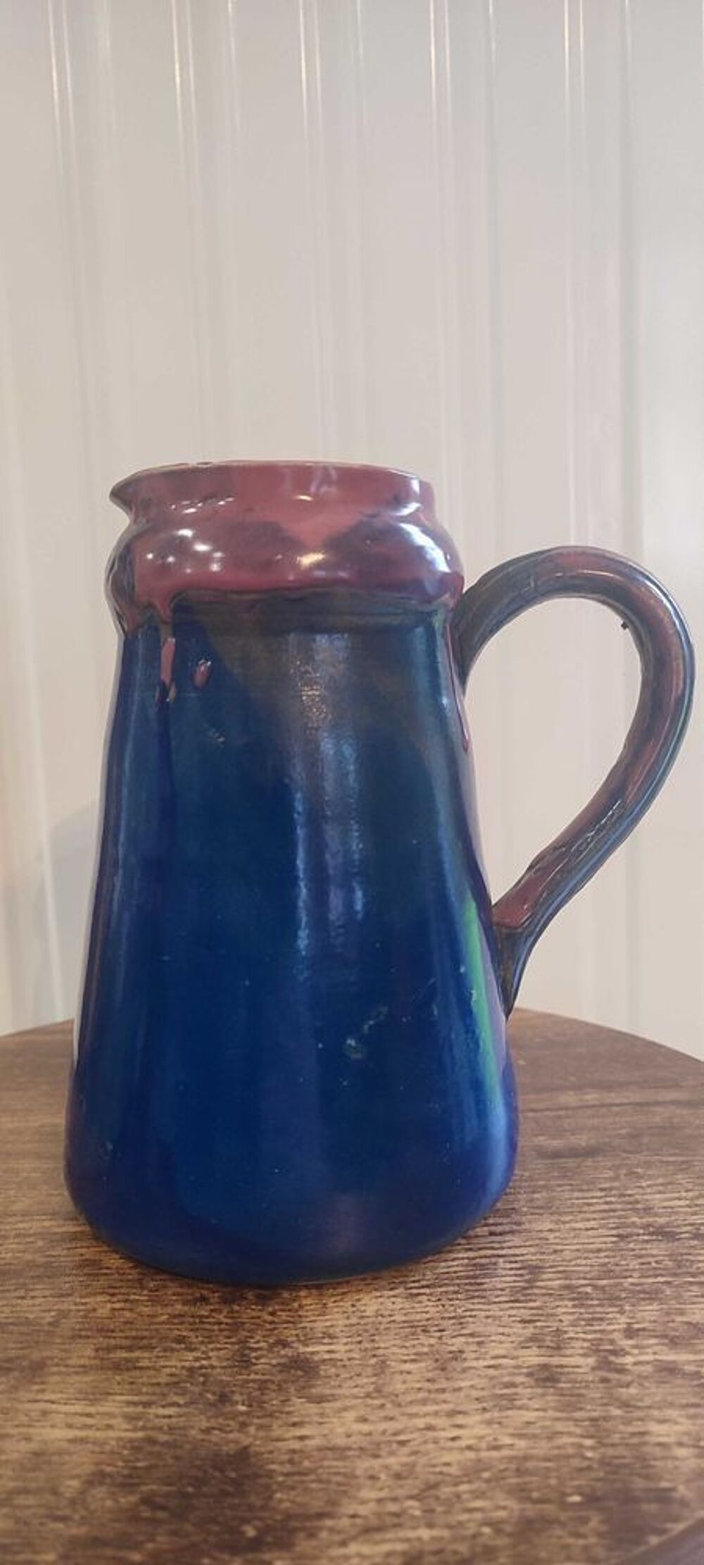 Pichet poterie de gr&egrave;s Allonne Oise 