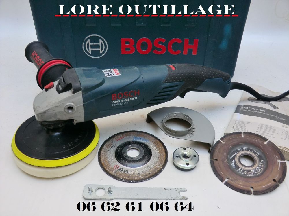 BOSCH GWS 15-125 CIEH - disqueuse / Polisseuse Bricolage