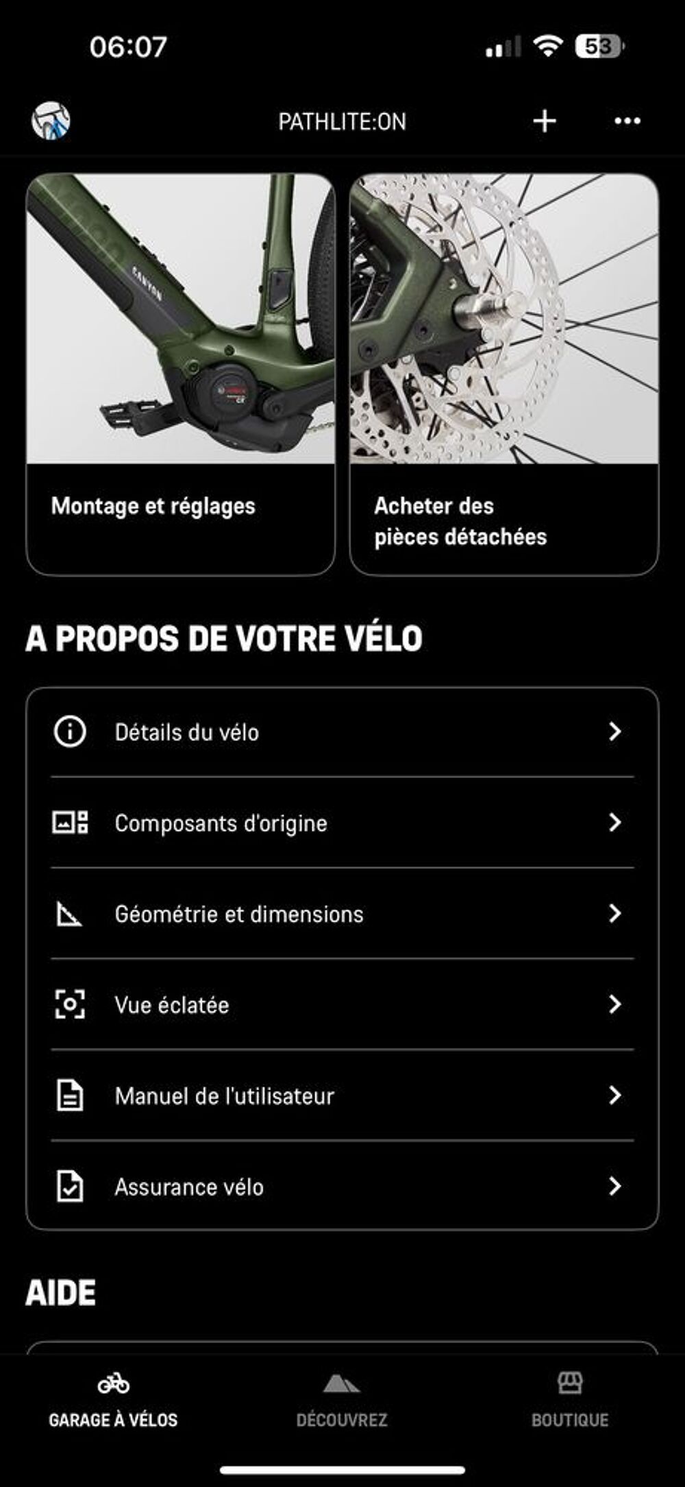 Velo Hibride Canyon pathlite on 4 , Il a &eacute;t&eacute; achet&eacute; en janvier 2024 Taille M, elle est presque neuf, sauf qu'il n'a pas d'emballage, avec 98km Vélos