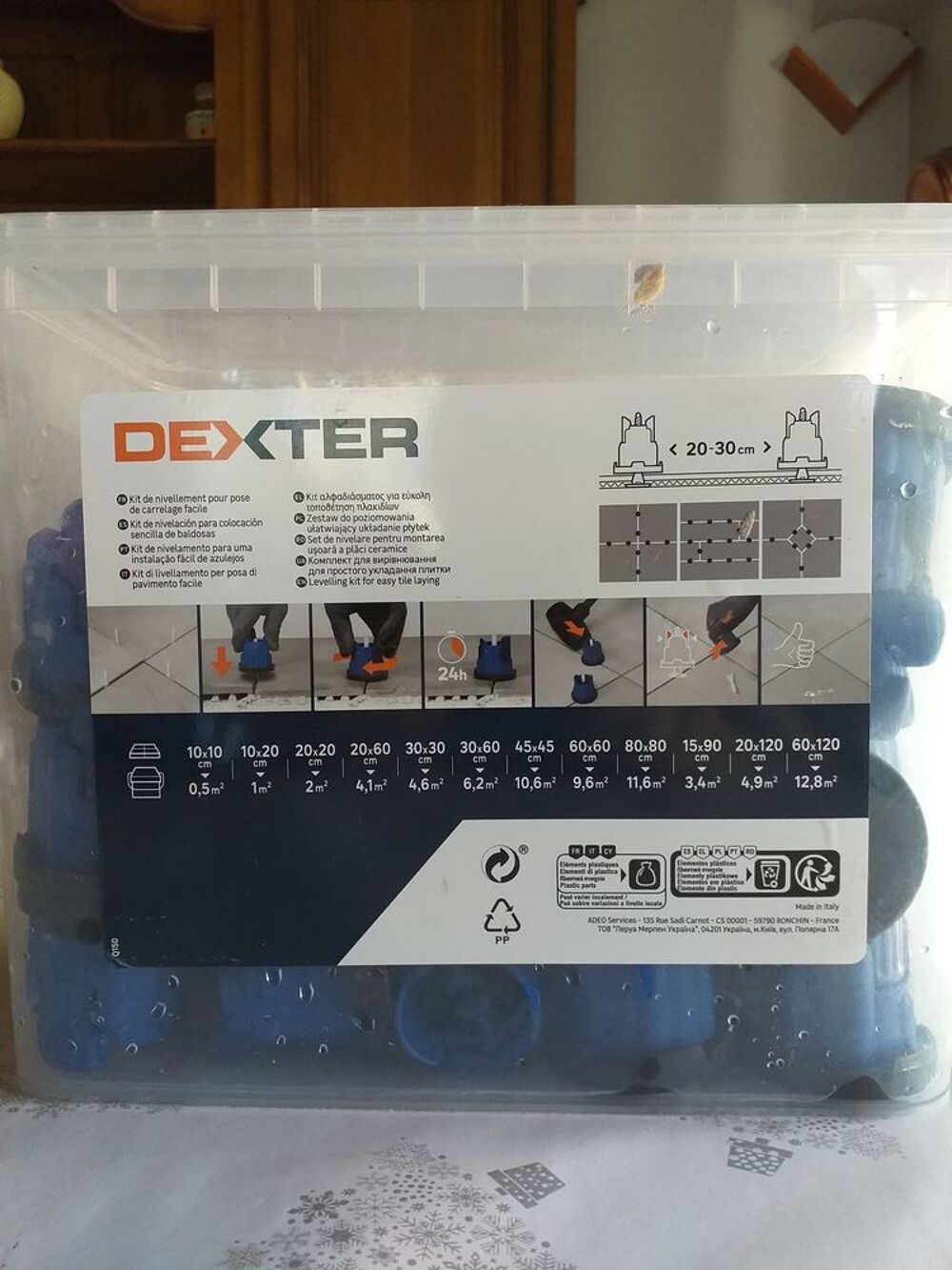 Kit de nivellement pour pose de carrelage Bricolage