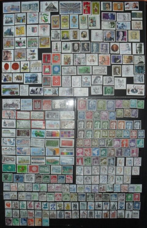 Lot de 295  timbres oblitrs de l'Allemagne de l'Ouest. 32 Montreuil (93)