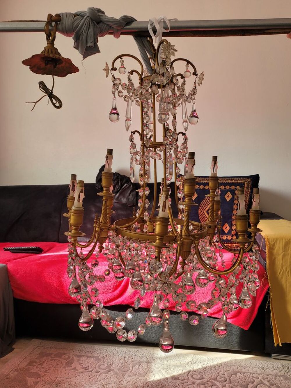Lustre estampill&eacute; Baccarat Décoration