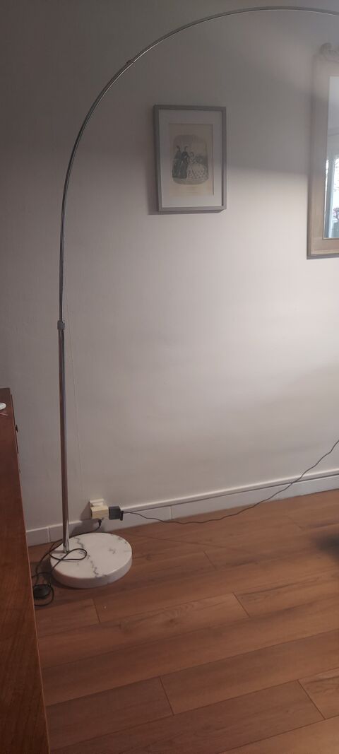 LAMPADAIRE DESIGN INOX ,  PIED MARBRE 40 Bordeaux (33)