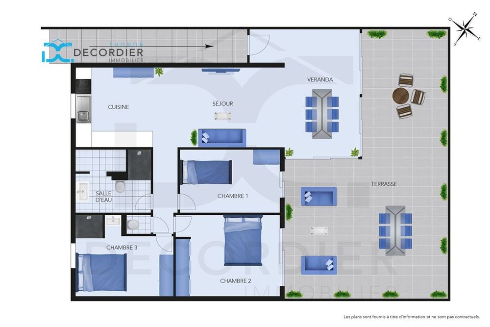 Vente Appartement THONON-LES-BAINS APPARTEMENT T4 88M² Thonon les bains
