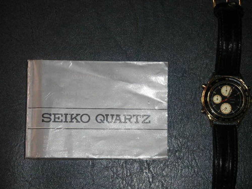Montre Chronographe Marque "Seiko" Mod&egrave;le "Cal. 7T32 ? 6B50" Bijoux et montres