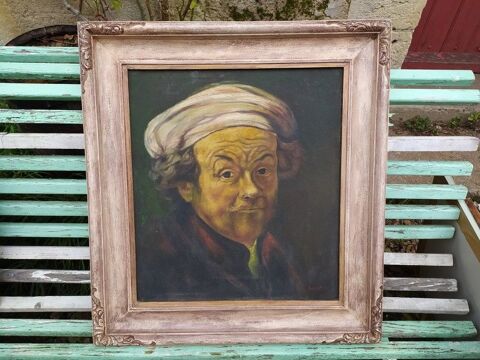 Tableau Portrait d'Homme au Turban 80 Loches (37)