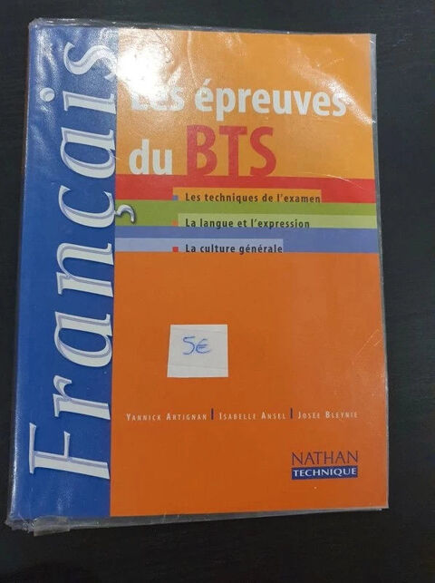 annale : epreuves BTS - francais  1 Aubvillers (80)