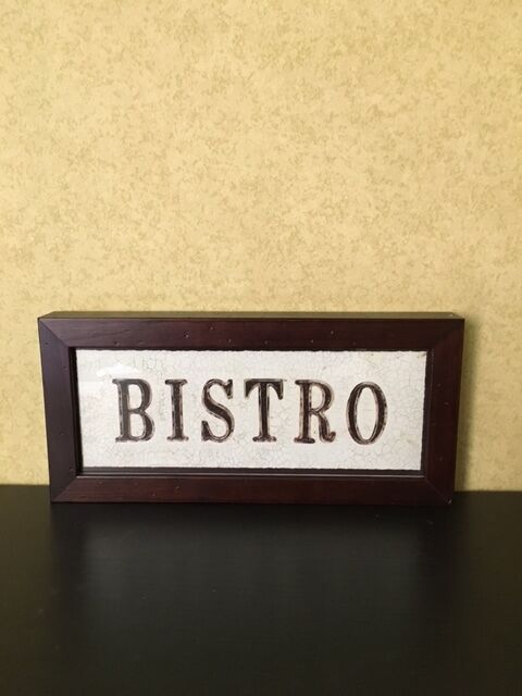 ENSEIGNE VINTAGE BISTRO EN BOIS 10 Saint-Maur-des-Foss�s (94)